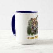 Ik hou van Tigers Mok (Voorkant links)
