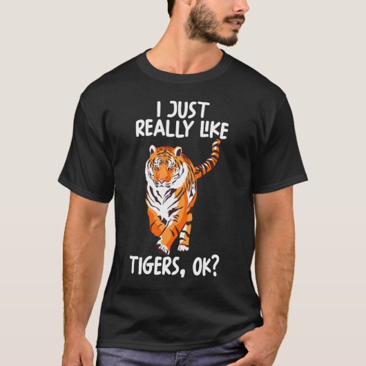 Ik hou van Tigers oké T-shirt (Voorkant)