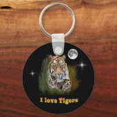 Ik hou van Tigers Sleutelhanger (Voorkant)