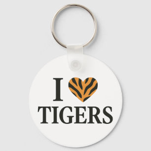 Ik hou van Tigers Sleutelhanger