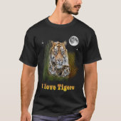 Ik hou van Tigers T-shirt (Voorkant)