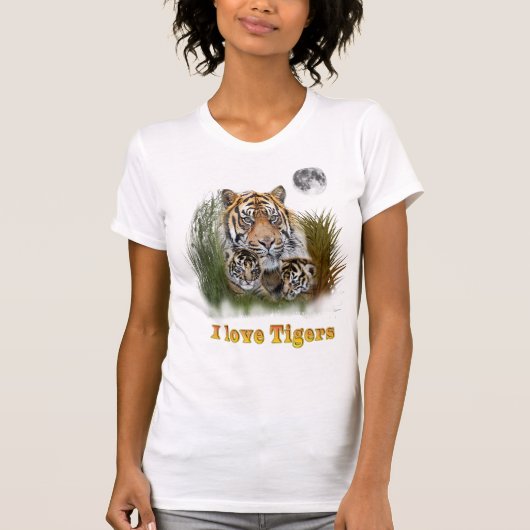 Ik hou van Tigers T-shirt (Voorkant)