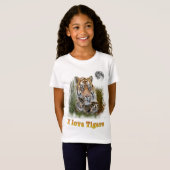 Ik hou van Tigers T-shirt (Voorkant volledig)