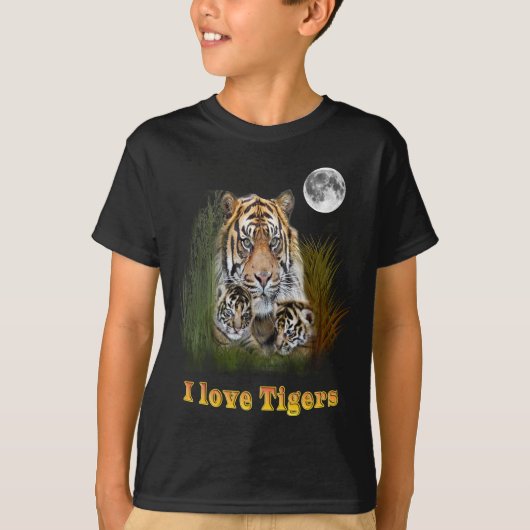 Ik hou van Tigers T-shirt (Voorkant)