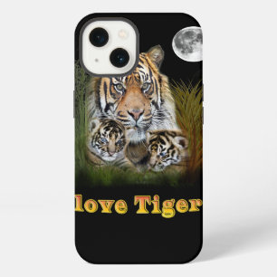 Ik hou van tijgers iPhone 13 hoesje