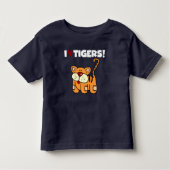 Ik hou van tijgers kinder shirts (Voorkant)