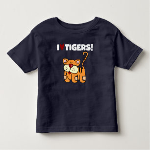 Ik hou van tijgers kinder shirts