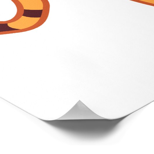 Ik hou van tijgers poster (Hoek)