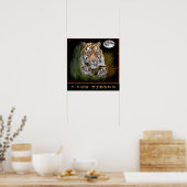 Ik hou van tijgers posters (Keuken)