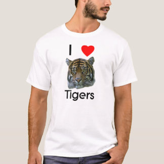 Ik hou van tijgers T-Shirt