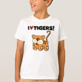 Ik hou van tijgers t-shirt (Voorkant)