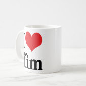 Ik hou van Tim Koffiemok (Voorkant links)