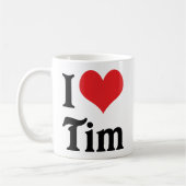Ik hou van Tim Koffiemok (Links)