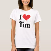 Ik hou van Tim T-shirt (Voorkant)