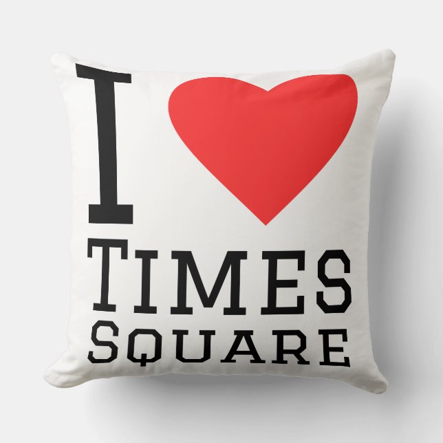 Ik hou van Times Square  Kussen (Voorkant)