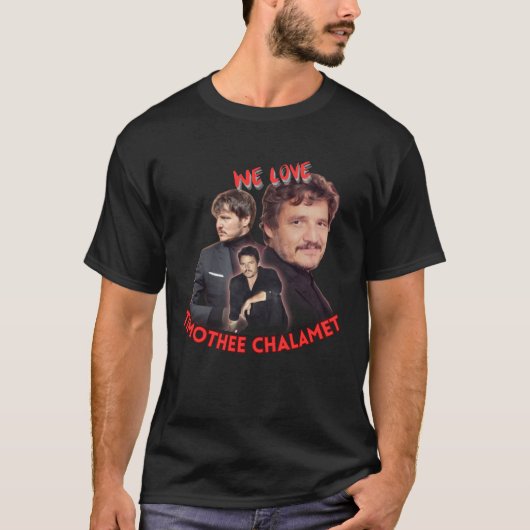 Ik hou van Timothee Chalamet T-shirt (Voorkant)