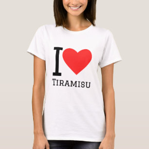 Ik hou van tiramisu t-shirt