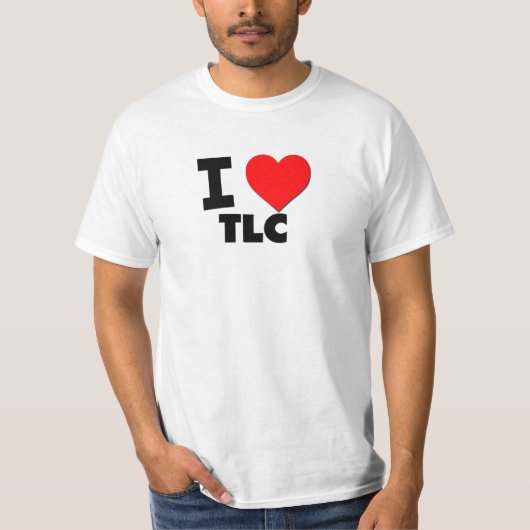 Ik hou van Tlc T-shirt (Voorkant)