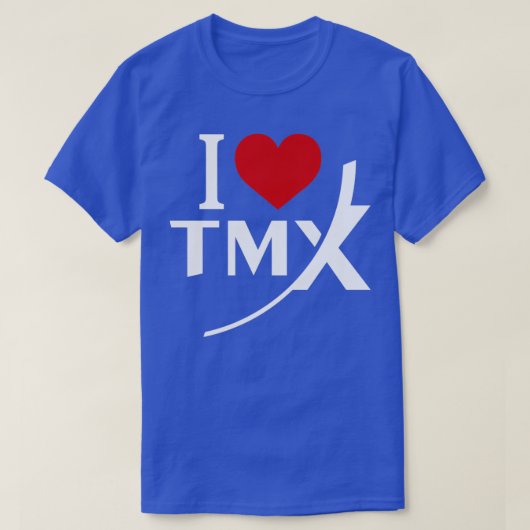 Ik hou van TMX T-shirt (Design voorkant)