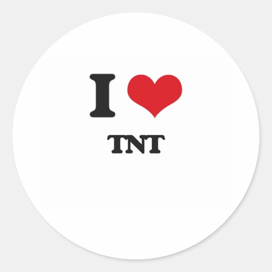 Ik hou van TNT Ronde Sticker (Voorkant)