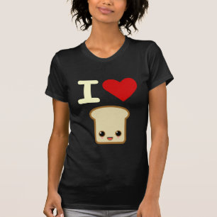 Ik hou van toast t-shirt
