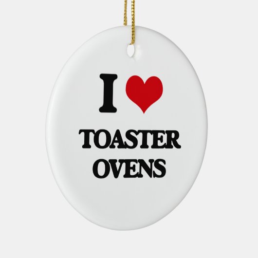 Ik hou van toaster Ovens Keramisch Ornament (Rechts)