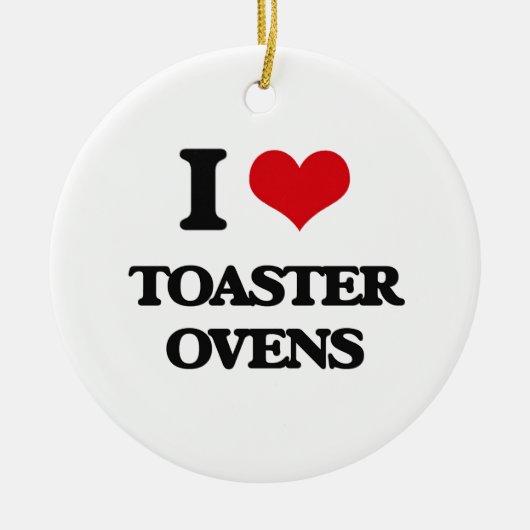 Ik hou van toaster Ovens Keramisch Ornament (Voorkant)
