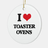 Ik hou van toaster Ovens Keramisch Ornament (Links)