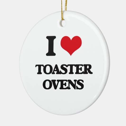 Ik hou van toaster Ovens Keramisch Ornament (Links)
