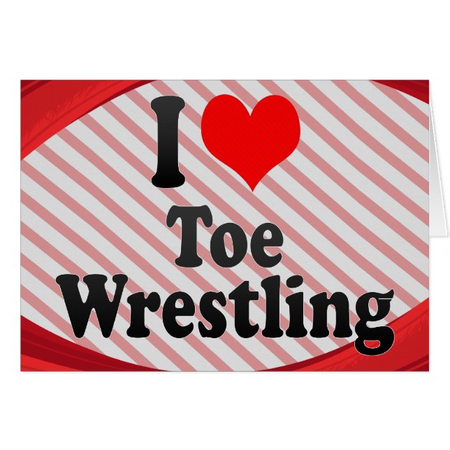 Ik hou van Toe Wrestling (Voorkant Horizontaal)