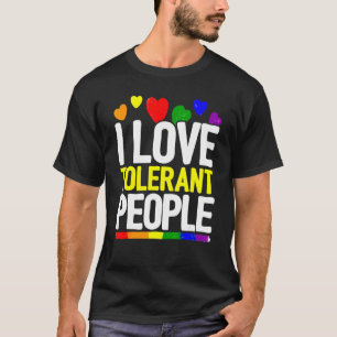Ik hou van toeristen Bisexual Gay Pansexual Rain T-shirt