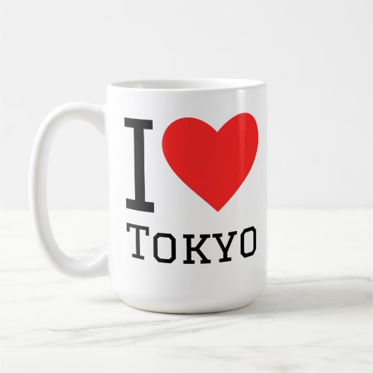 Ik hou van Tokio Koffiemok (Links)