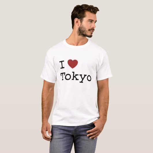 Ik hou van tokio t-shirt (Voorkant volledig)