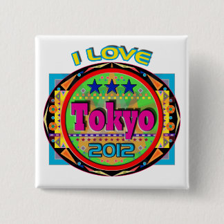 Ik hou van Tokyo Emblem #1 2012 Button