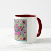 "Ik hou van TOKYO" Flowers Cup Mok (Voorkant rechts)