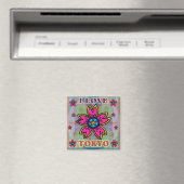 "Ik hou van TOKYO" Flowers Magnet (Insitu (Vaatwasser))