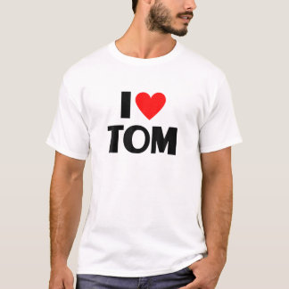 Ik hou van Tom - ik hoor Tom T-shirt