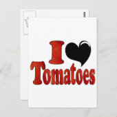 Ik hou van tomaten briefkaart (Voorkant / Achterkant)