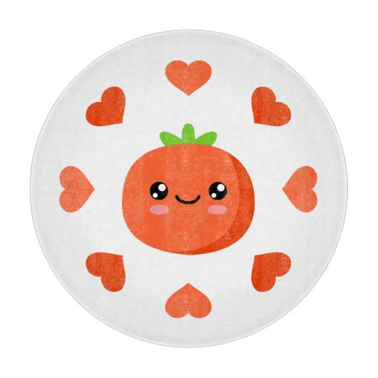 Ik hou van tomaten snijplank (Voorkant)