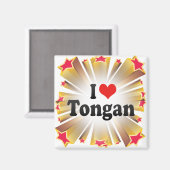 Ik hou van Tongan Magneet (Voorkant / Achterkant)