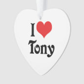 Ik hou van Tony Ornament (voorkant)