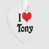 Ik hou van Tony Ornament (voorkant)