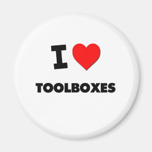 Ik hou van Toolboxes Magneet