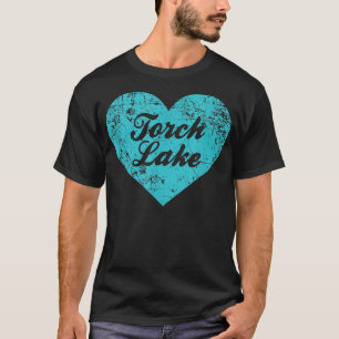 Ik hou van Torch Lake, Michigan Camping Gift T-shirt