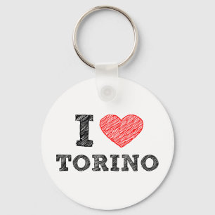 Ik hou van Torino Sleutelhanger