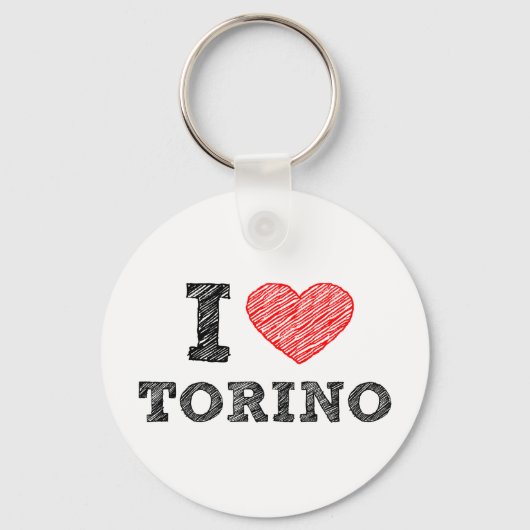 Ik hou van Torino Sleutelhanger (Voorkant)
