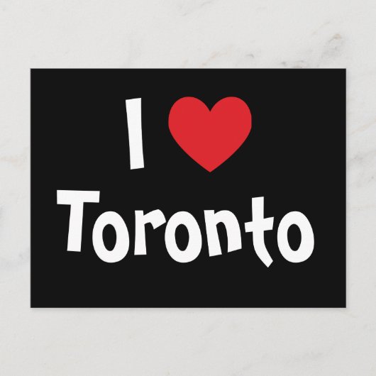 Ik hou van Toronto Briefkaart (Voorkant)