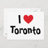 Ik hou van Toronto Briefkaart (Voorkant / Achterkant)