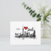 Ik hou van Toronto Briefkaart (Staand voorkant)