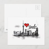 Ik hou van Toronto Briefkaart (Voorkant / Achterkant)